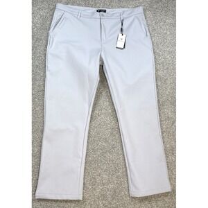 Maelreg Proflex Golf Pants Men's 40x32 Glacier Grey Fleece Lined Stretch